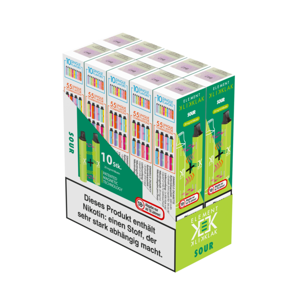 Klik Klak Sour NS20 - 20 mg - 10er-Pack