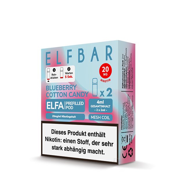 ELFA CP Prefilled Pod - Blueberry Cotton Candy